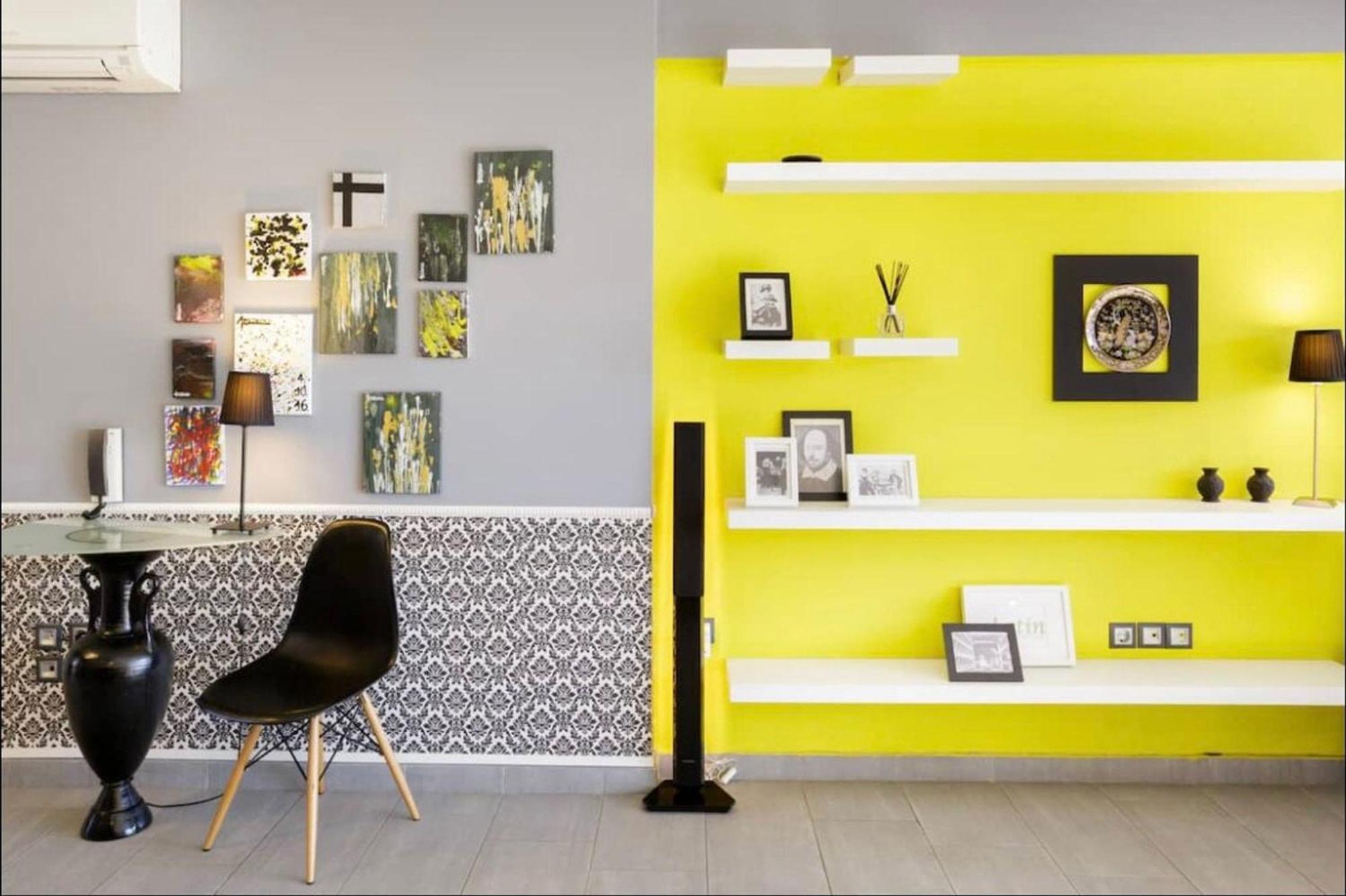 Ferienwohnung Stylish Boutique Loft With Private Balcony Athen Exterior foto