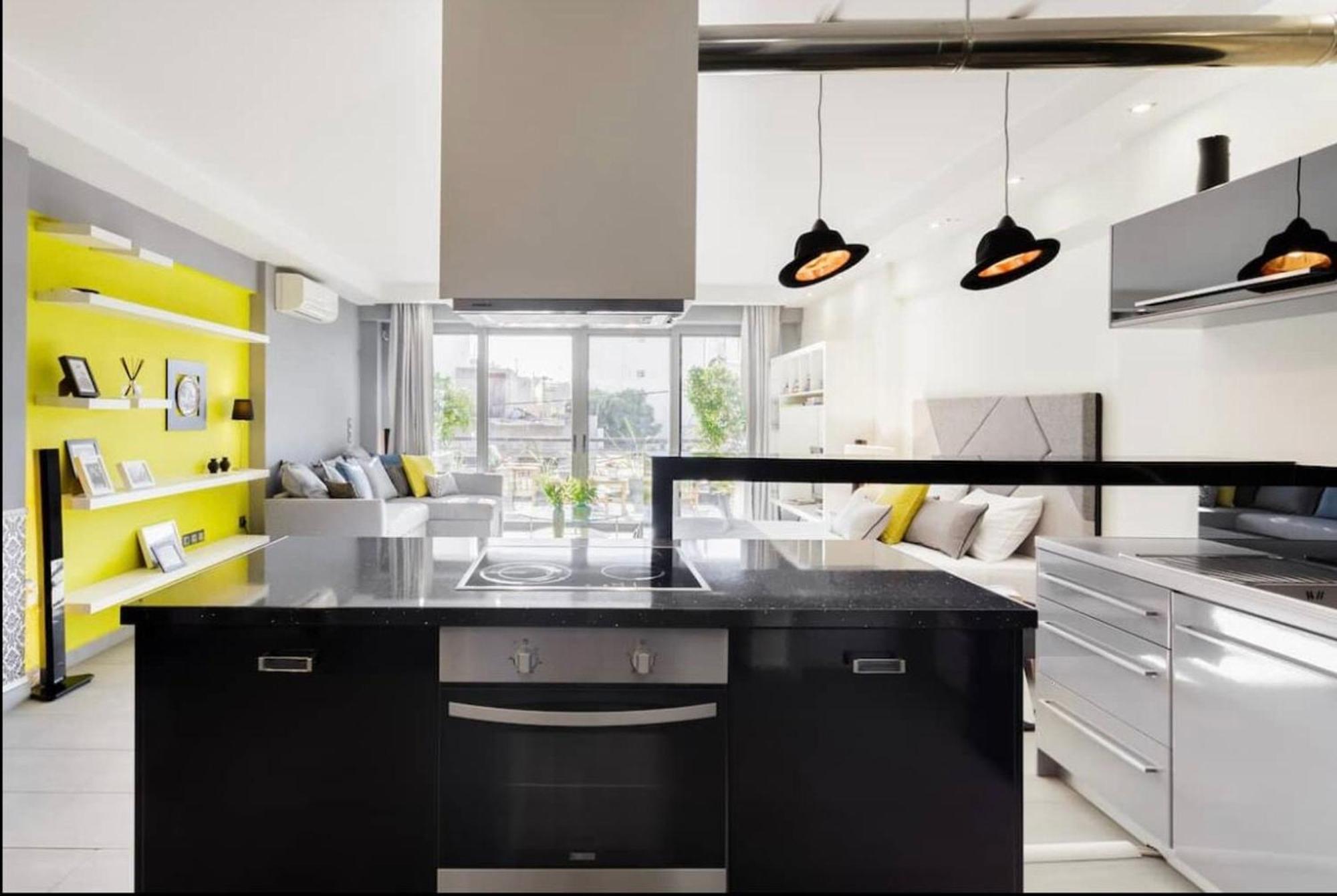 Ferienwohnung Stylish Boutique Loft With Private Balcony Athen Exterior foto